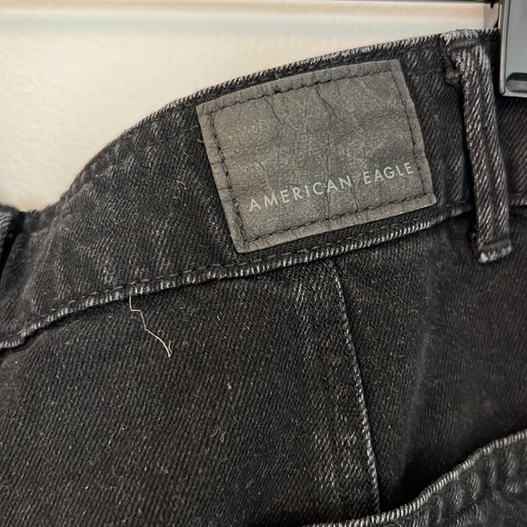 AMERICAN EAGLE black denim skirt - Picture 4 of 5